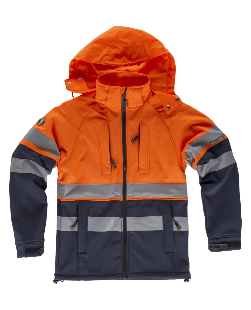 FLUOS  WORKSHELL - S9525 WORKTEAM-GRIS-JAUNE