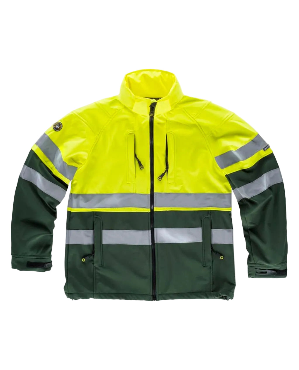 FLUOS  WORKSHELL - S9525 WORKTEAM-GRIS-JAUNE