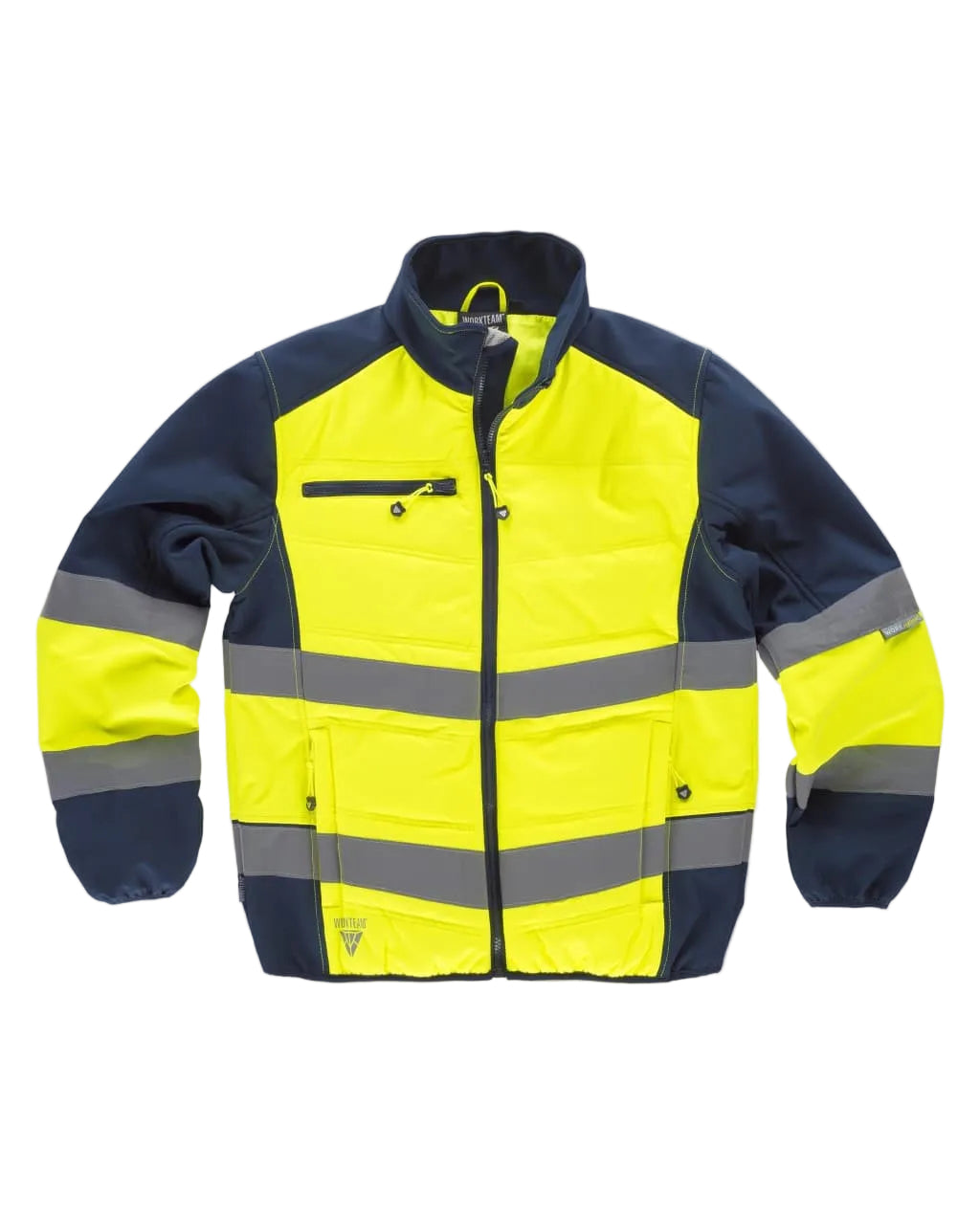 FLUOS  WORKSHELL - S9600 WORKTEAM-JAUNE-MARINE