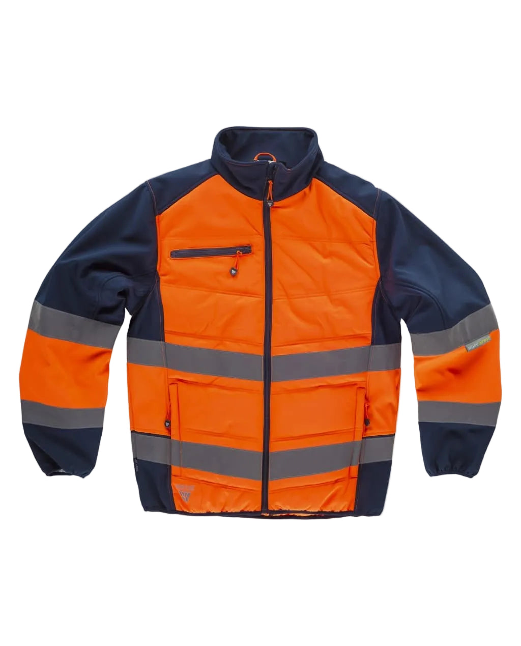Image of FLUOS  WORKSHELL - S9600 WORKTEAM-JAUNE-MARINE
