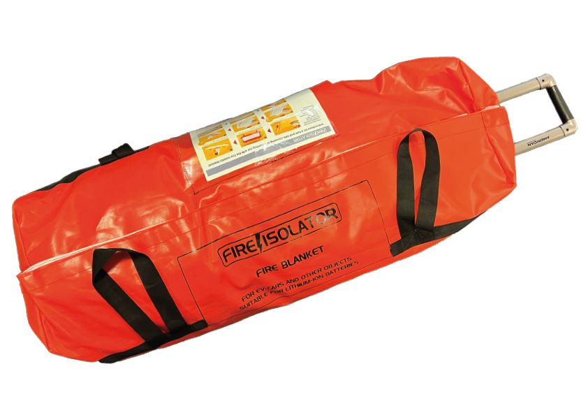 CHARIOT POUR COUVERTURE ANTI-FEU 105 x 45 x 25 cm