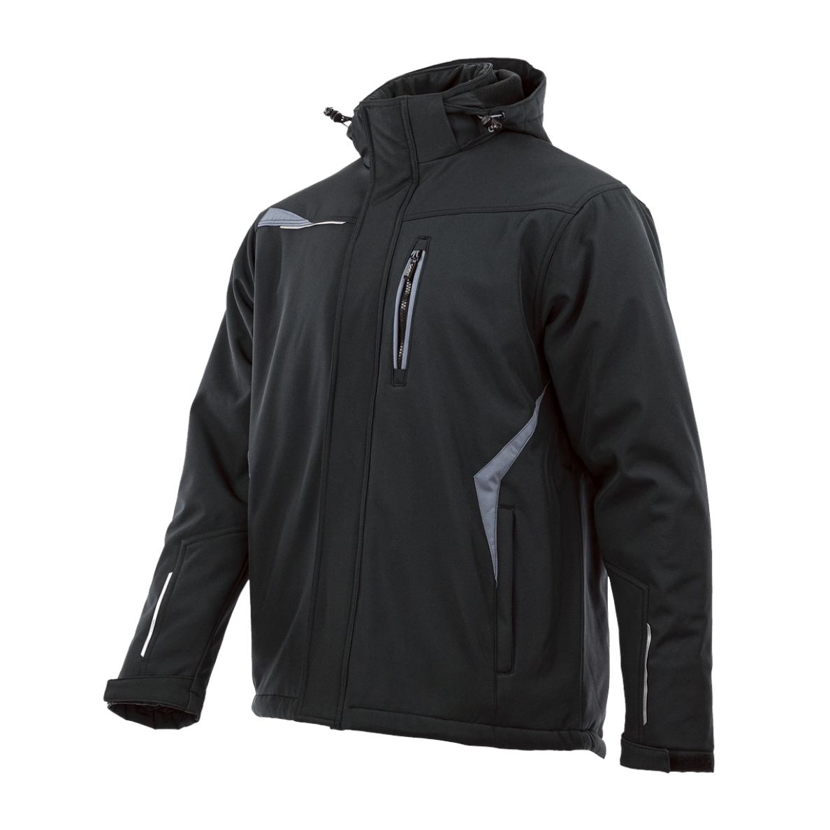 Image of VESTE SOFTSHELL REMBOURRÉE HIVER BICOLOR PRESTIGE