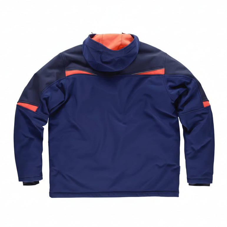 FUTURE  PARKA - WF2758 WORKTEAM-GRIS-FONCE-NOIR-VERT-LIME