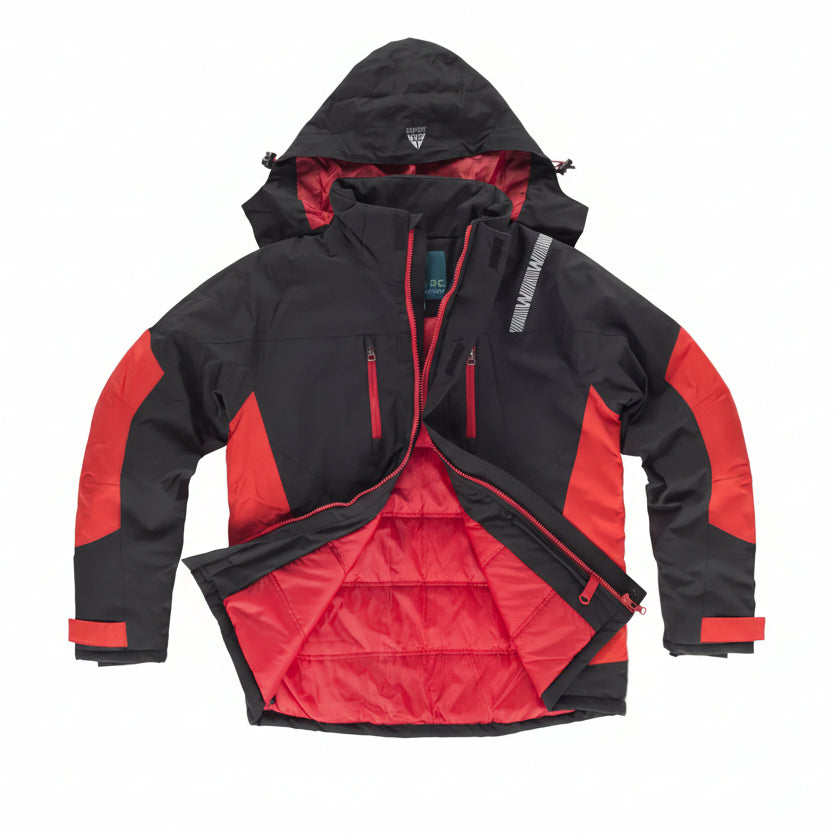 FUTURE  PARKA - WF2858 WORKTEAM-NOIR-GRIS
