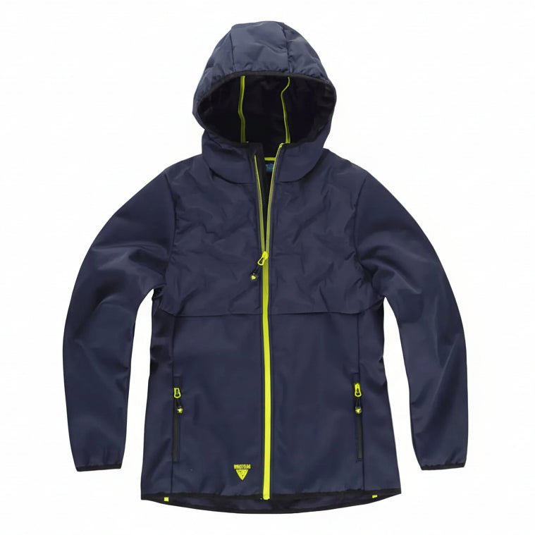 Image of FUTURE  WORKSHELL - WF3025 WORKTEAM-GRIS-FONCE-ORANGE-FLUOR