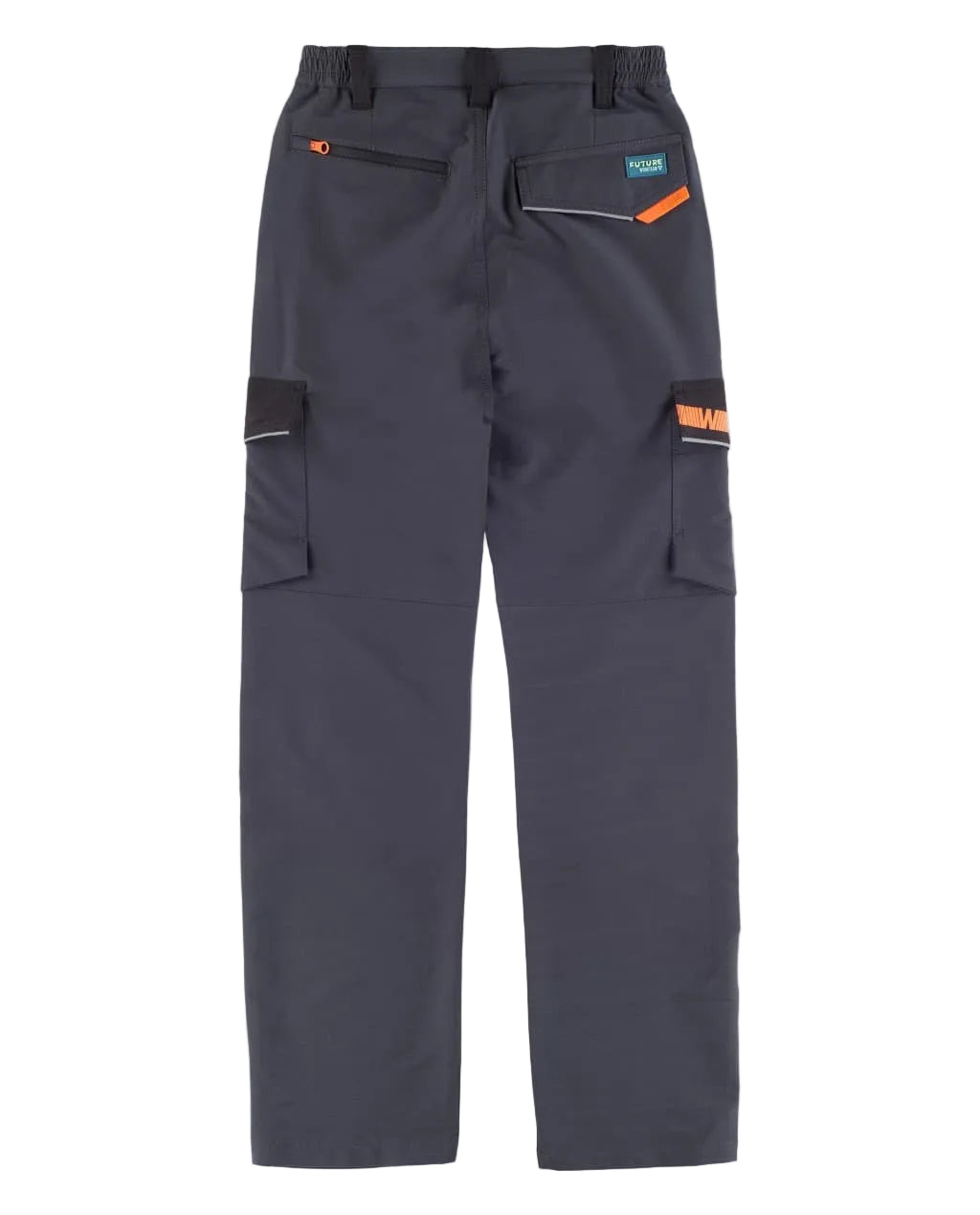Image of FUTURE  PANTALON - WF3050 WORKTEAM-GRIS-FONCE-NOIR-ORANGE-FLUOR