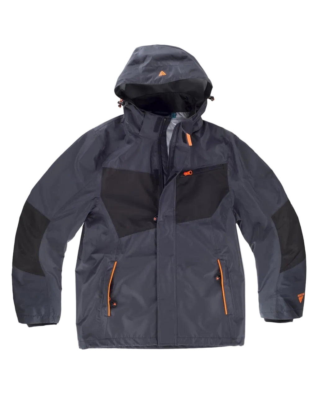 Image of FUTURE  ENSEMBLE DE PLUIE - WF3058 WORKTEAM-GRIS-FONCE-NOIR-ORANGE-FLUOR