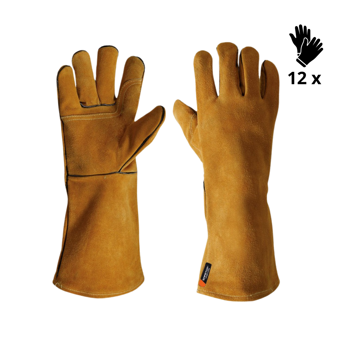 X12 GANTS DE SOUDAGE RENFORCÉ 40CM, COLUMBUS