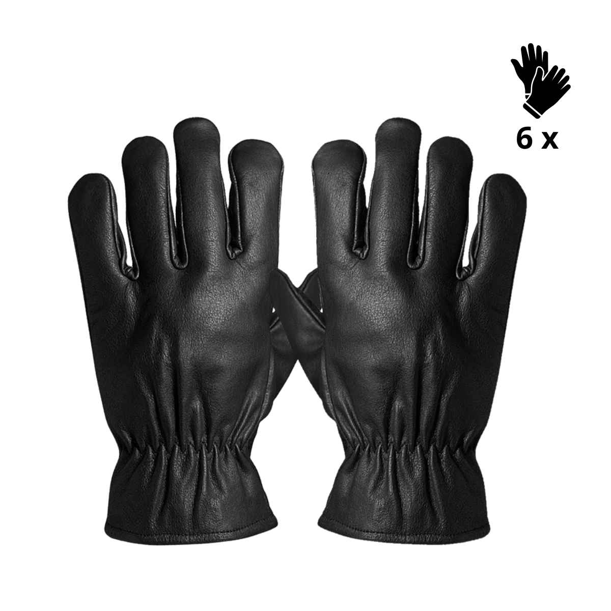 Image of X6 GANTS CUIR DOUBLURE THERMIQUE, DORNEDA (7,50€/U) G114FB