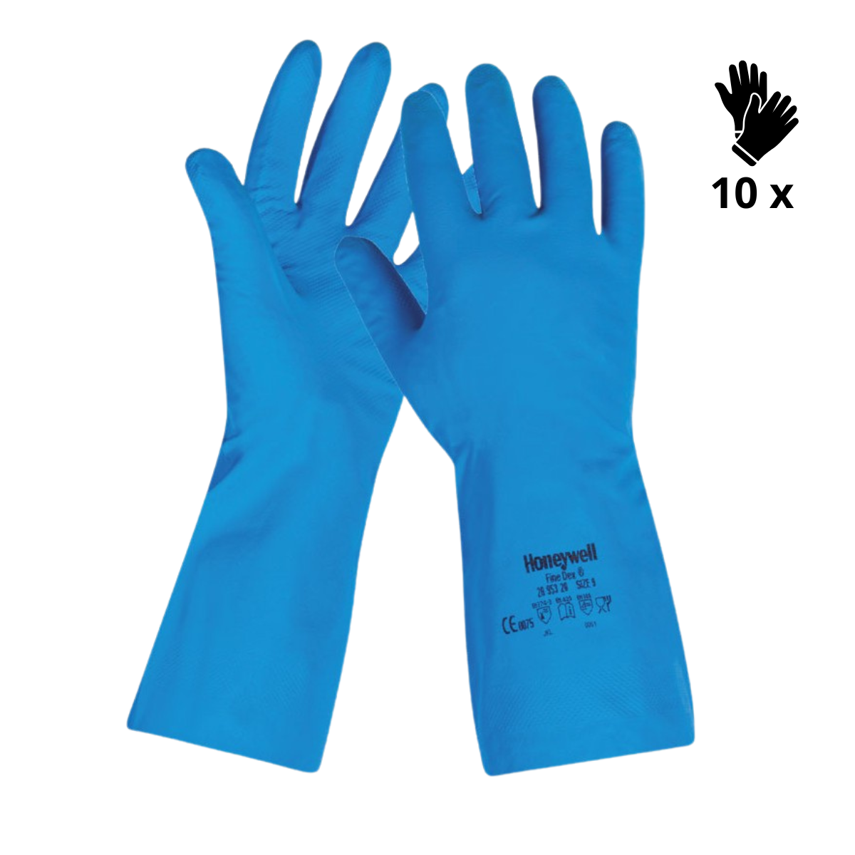 Image of X10 GANTS EN NITRILE CHIMIQUE, FINEDEX NITRASOFT (3,41€/U)