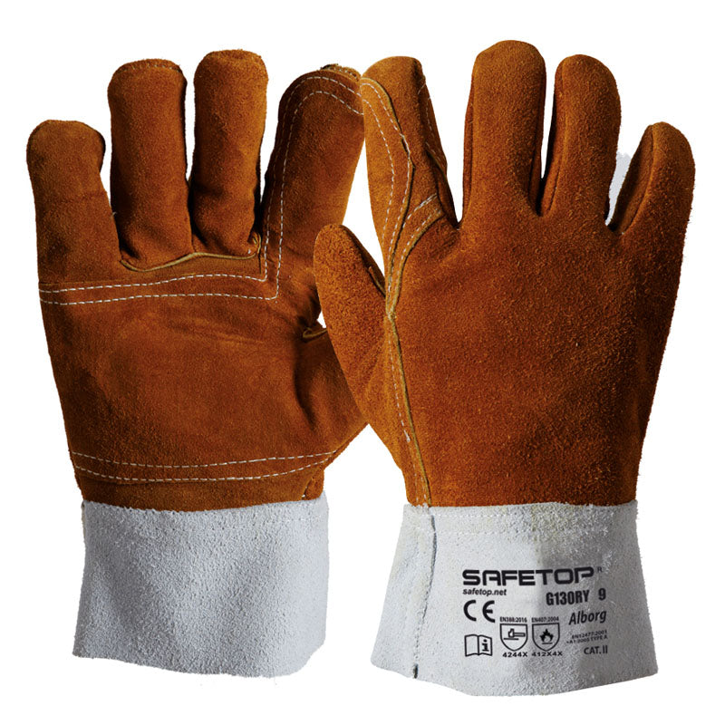 X12 GANTS DE SOUDAGE 28 CM, ALBORG (3,65€/U)