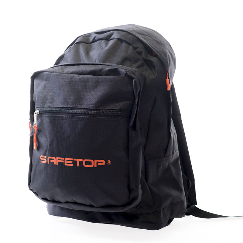 SAC À DOS PORTE-ÉQUIPEMENTS NOIR IMPERMÉABLE, MULTIPOCHES