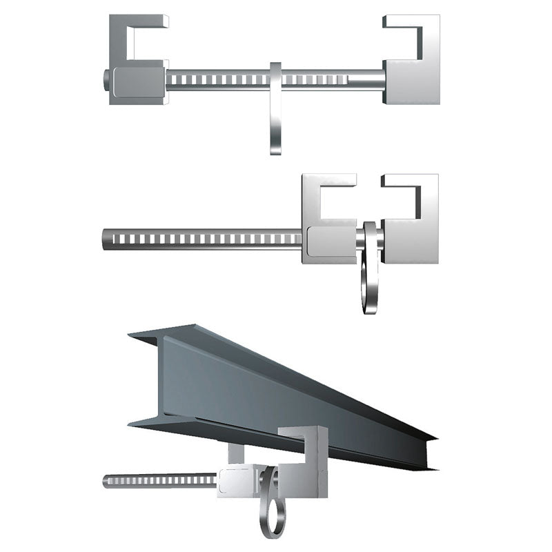 ANCRAGE À GRIFFES POUR POUTRES EN ALUMINIUM