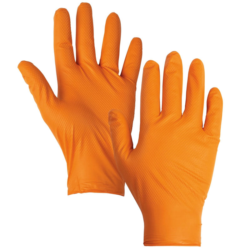 BTE 50 GANTS JETABLES EN NITRILE CHIMIQUE, DIAMOND SAFE