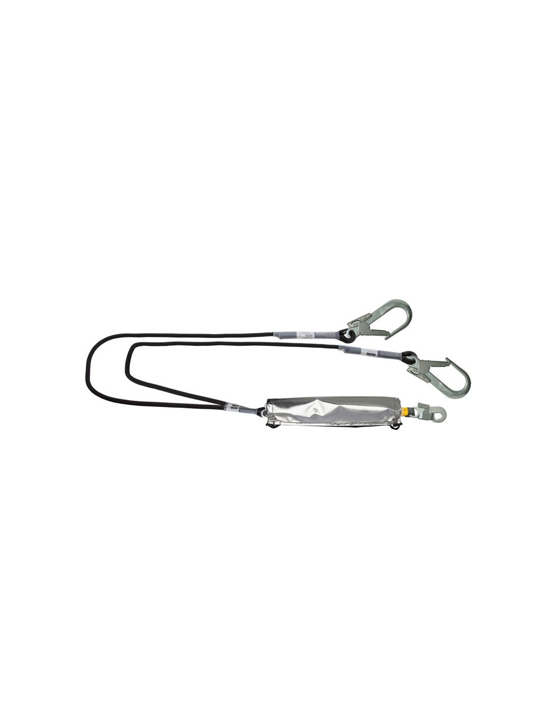 Image of LONGE DOUBLE IGNIFUGE 2 M, ABSORBEUR + CONNECTEURS