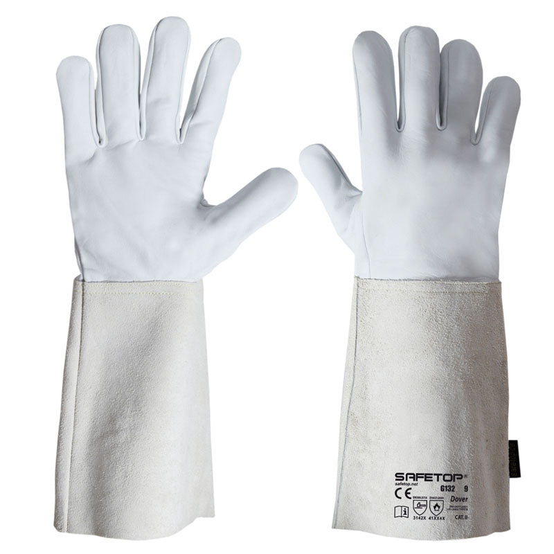 GANT SOUDAGE CUIR 40CM POUR TIG, DOVER (4,09€/U) G132