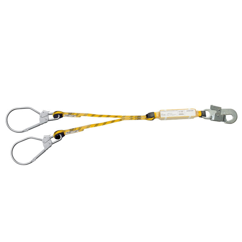 LONGE DOUBLE AVEC ABSORBEUR D'ÉNERGIE