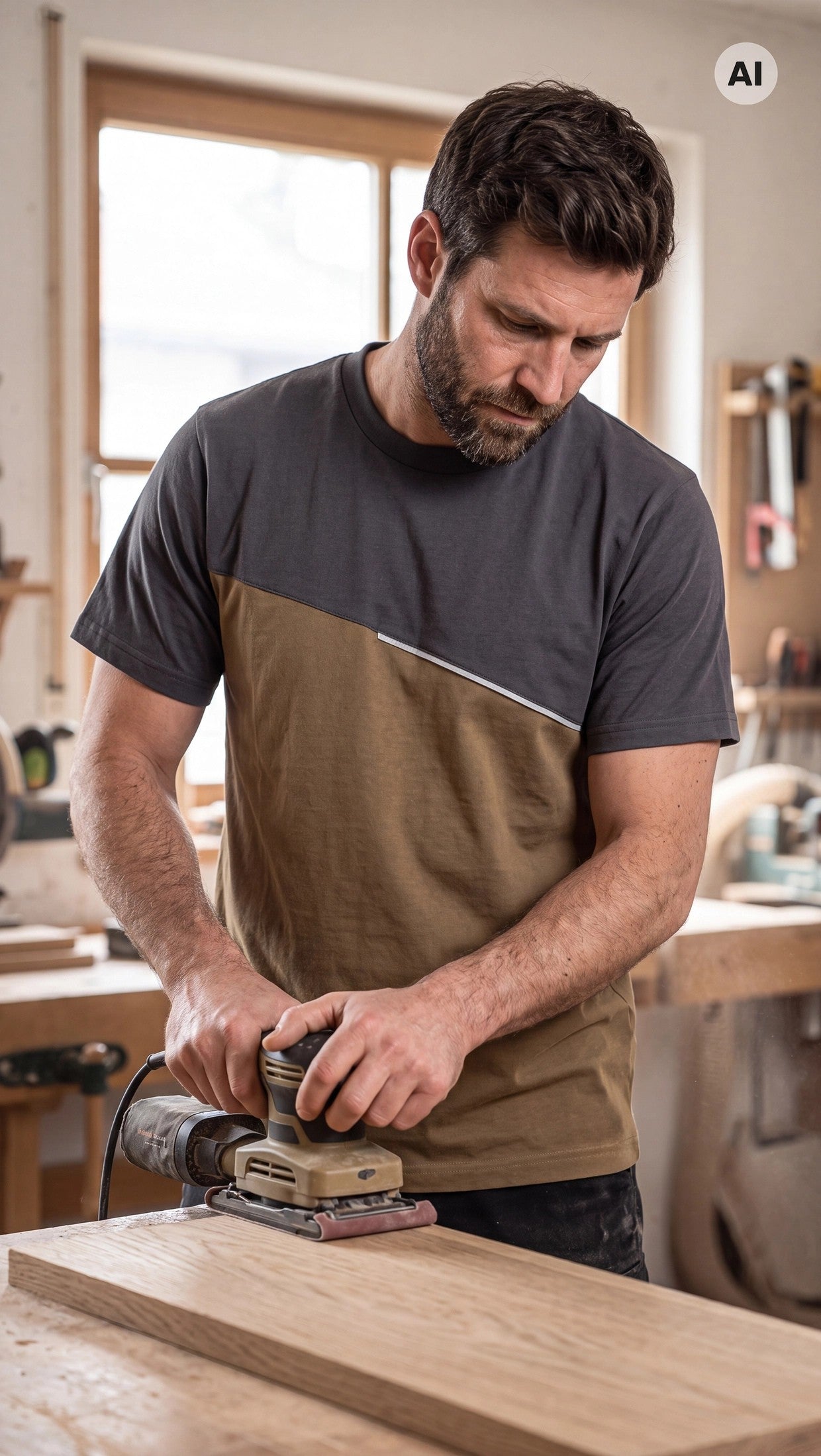 Image of T-SHIRT M/COURTES PRESTIGE 100% COTON