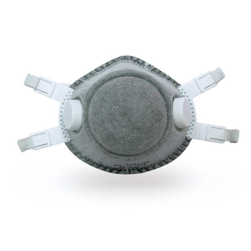 MASQUE JETABLE FFP2 NR AVEC 2 VALVES ET CHARBON ACTIF