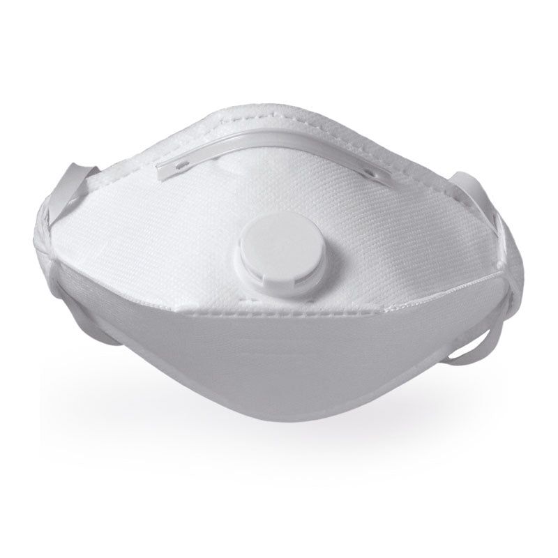 MASQUE PLIABLE HORIZONTAL FFP3 NR D AVEC VALVE SANS MÉTAL