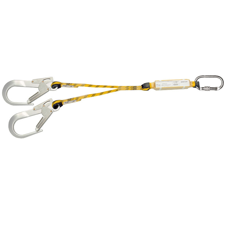 LONGE FOURCH�E 1,72 M, ABSORBEUR D'�NERGIE ET CONNECTEURS