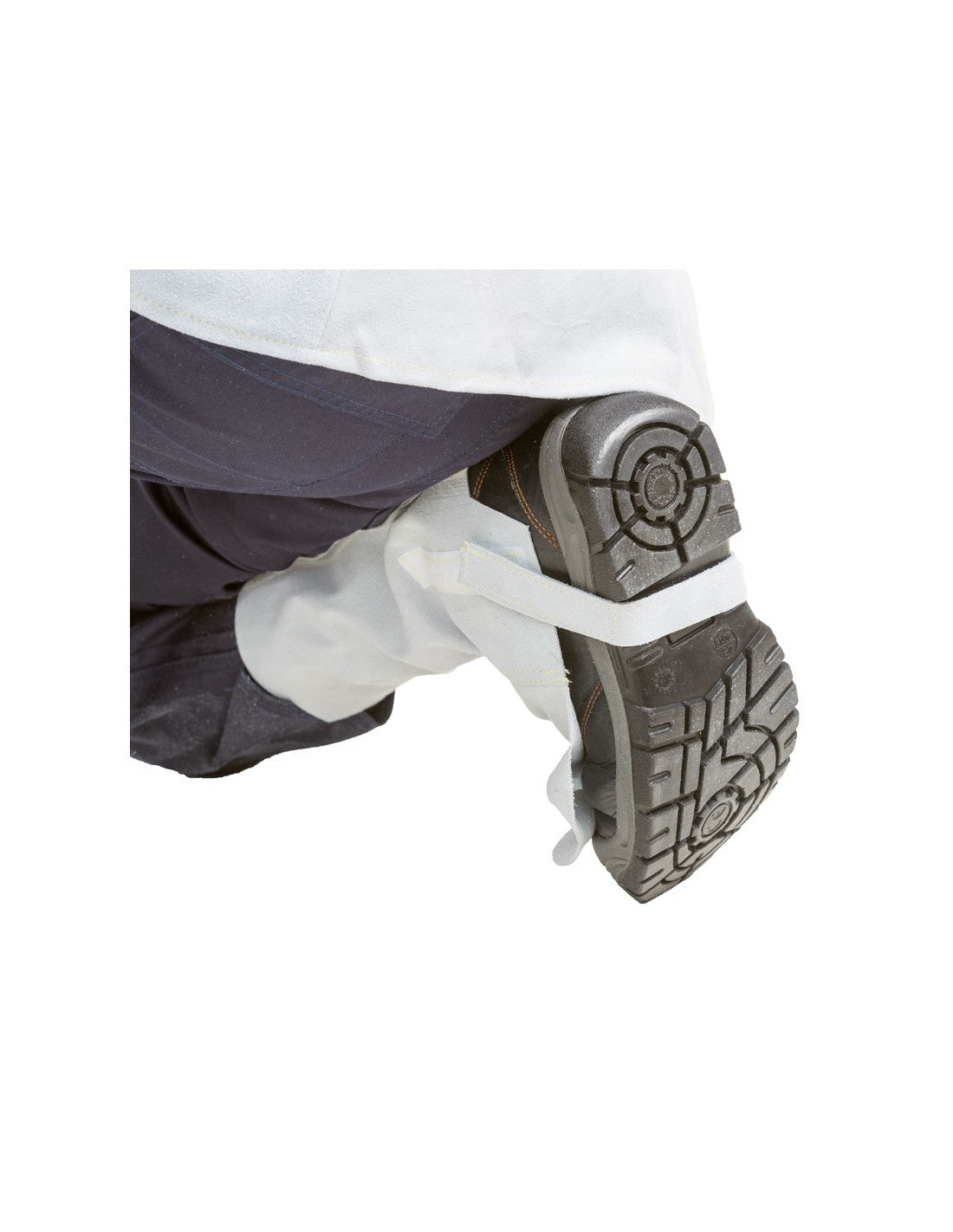 Image of GUÊTRES EN CUIR GRIS QUALITÉ STANDARD
