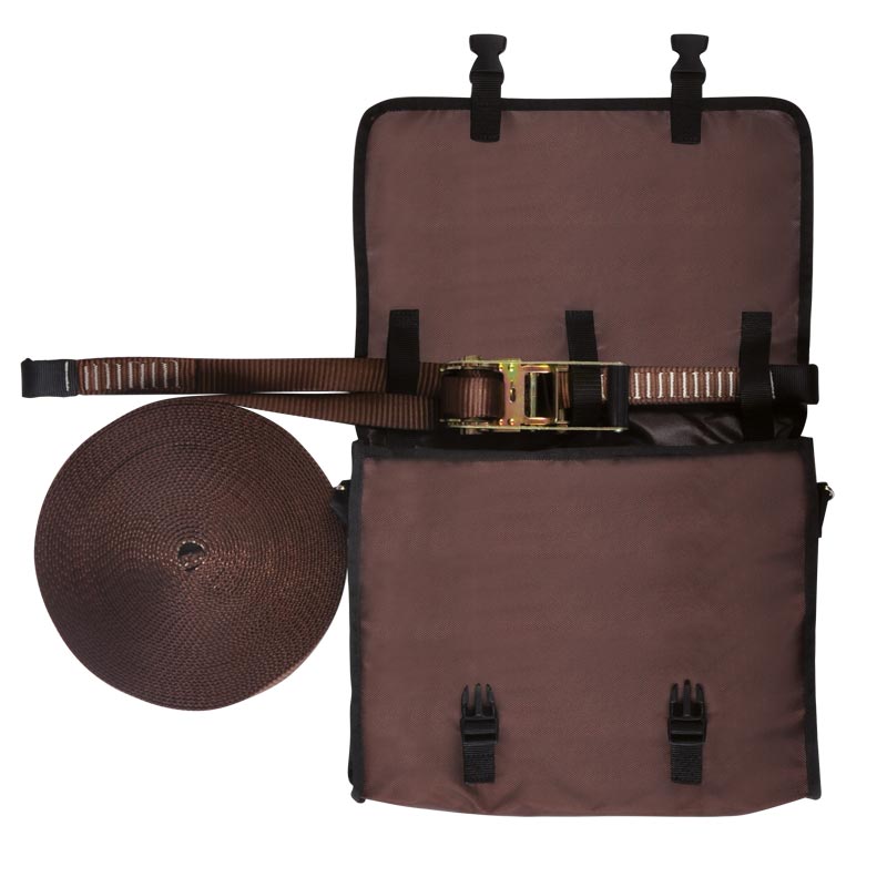 LIGNE DE VIE HORIZONTALE 20 M RÉGLABLE 2 PERS AVEC SAC