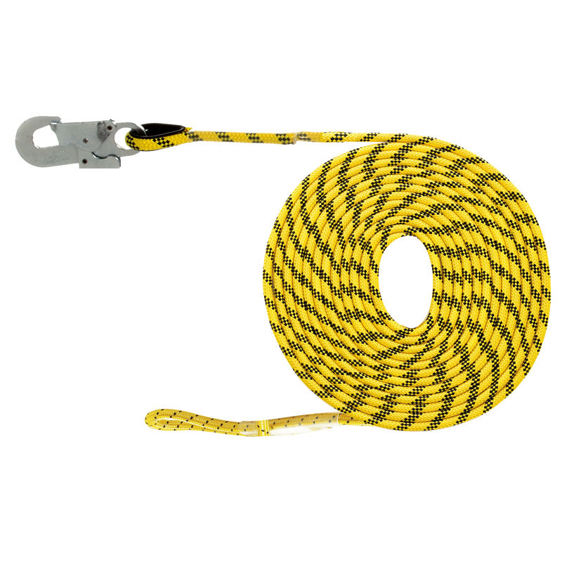 LIGNE DE VIE HORIZONTALE, POLYESTER 10,5 MM AVEC CONNECTEUR