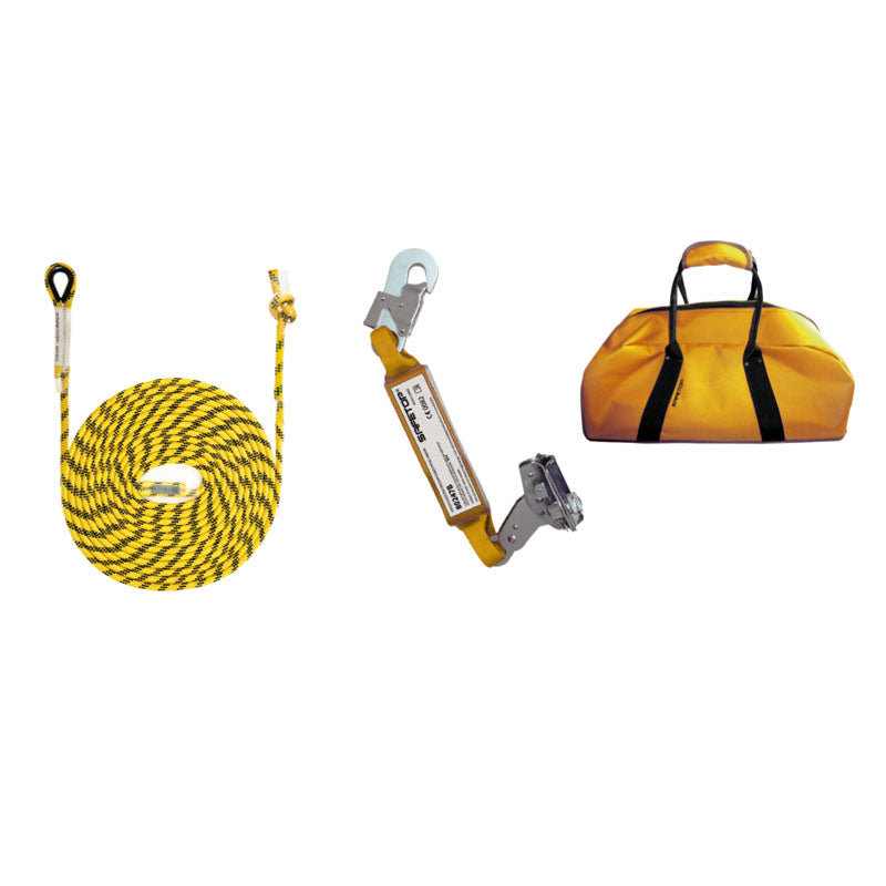 KIT LIGNE DE VIE VERTICALE, 80351 (10 M)+ COULISSEAU 80247B+80156