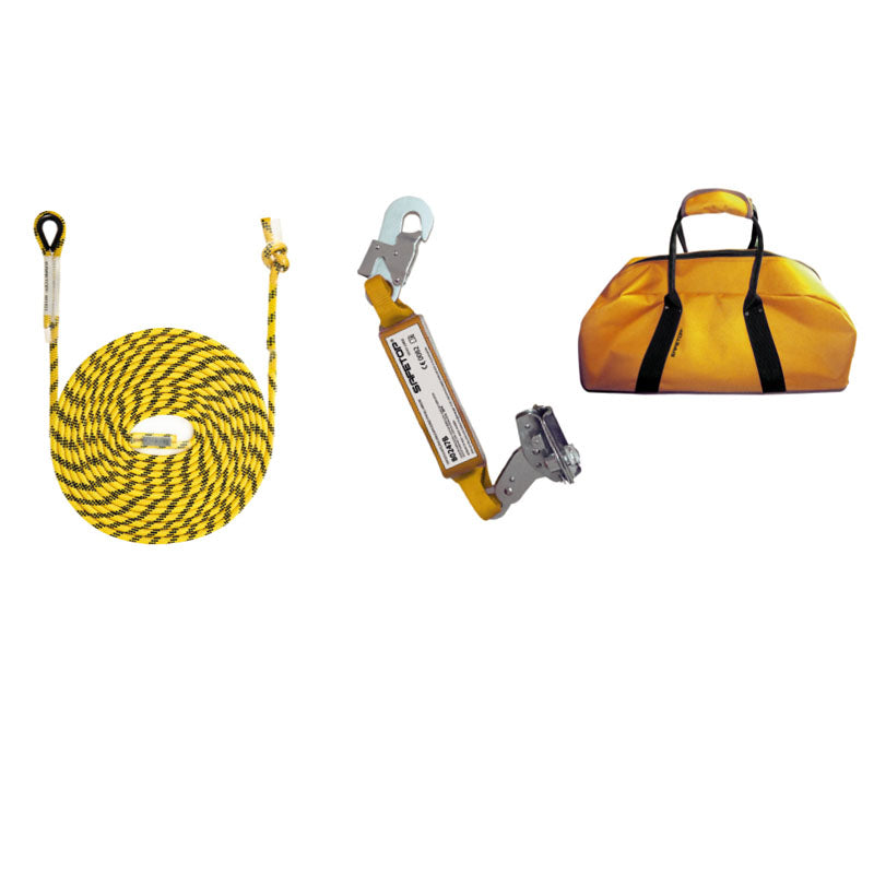 KIT LIGNE DE VIE VERTICALE, 80353 (30M)+ COULISSEAU 80247B+80156