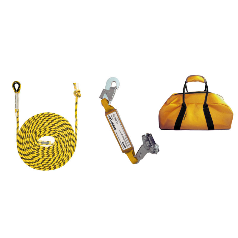 KIT LIGNE DE VIE VERTICALE, 80354 (40M)+ COULISSEAU 80247B+80156