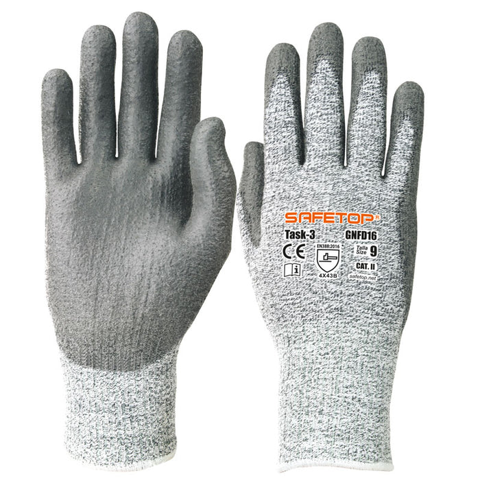 X12 GANTS ANTI-COUPURE B EN PU, LIGHT TASK (2,31€/U)