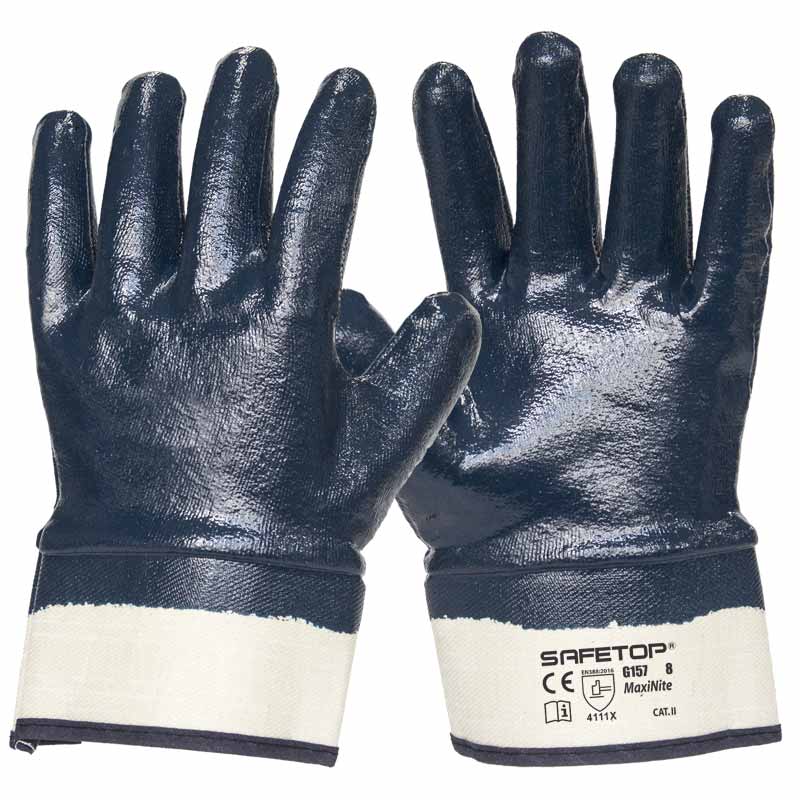 X12 GANTS ENDUIT DE NITRILE SUR COTON, MAXINITE