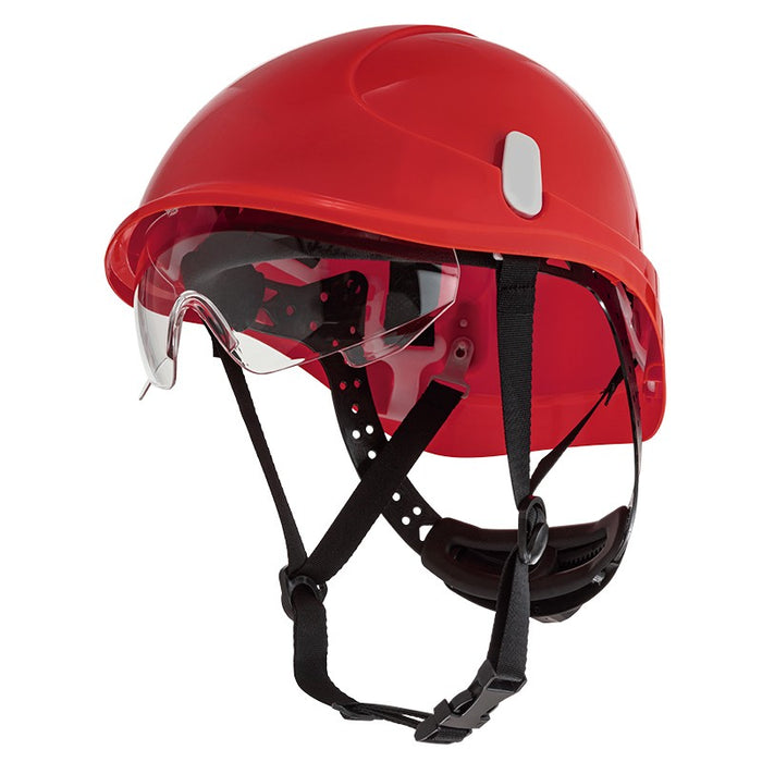 CASQUE AVEC MENTONNIÈRE+LUNETTE EN397 EN50365, MONTANA