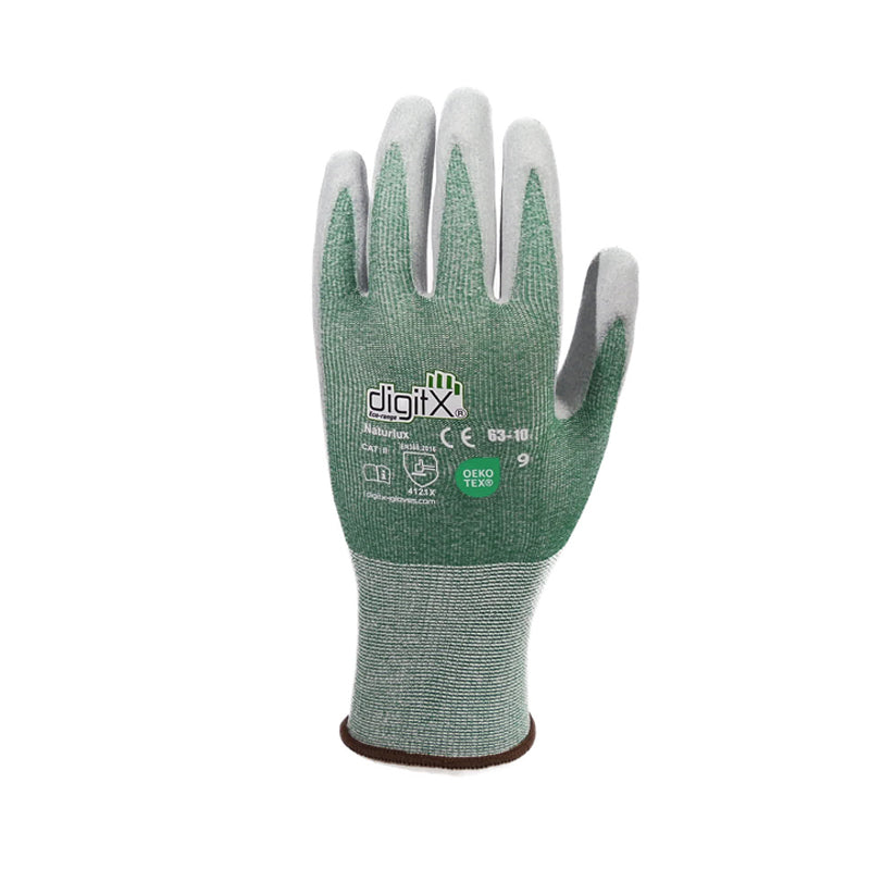 X12 GANTS RPET + NITRILE RECYCLÉ, GRS +50, NATURLUX (2,68€/U)