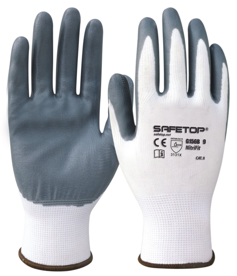 X12 GANTS NITRILE SANS COUTURE, NITRIFIT (0,59€/U)
