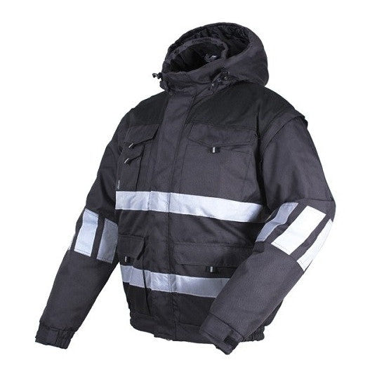 VESTE PILOT AVEC BANDES RÉFLÉCHISSANTES