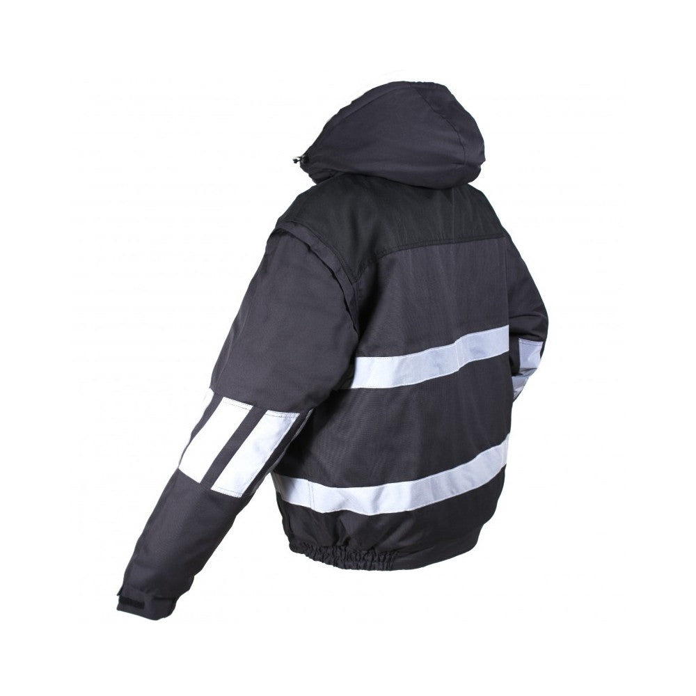 VESTE PILOT AVEC BANDES RÉFLÉCHISSANTES