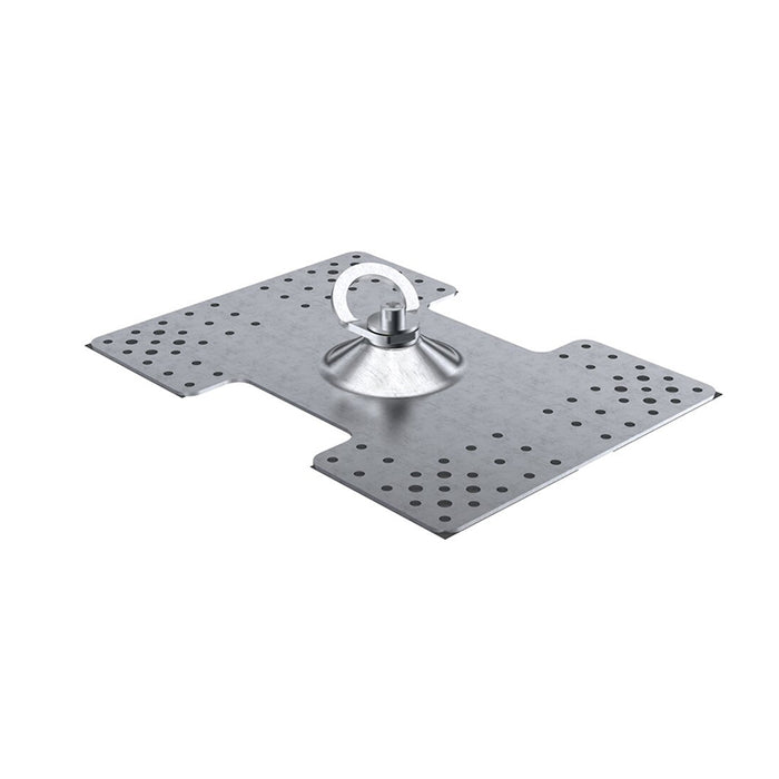 ANCRAGE PLAQUE SANDWICH +0,50 MM AVEC RIVETS ET COUPLEUR