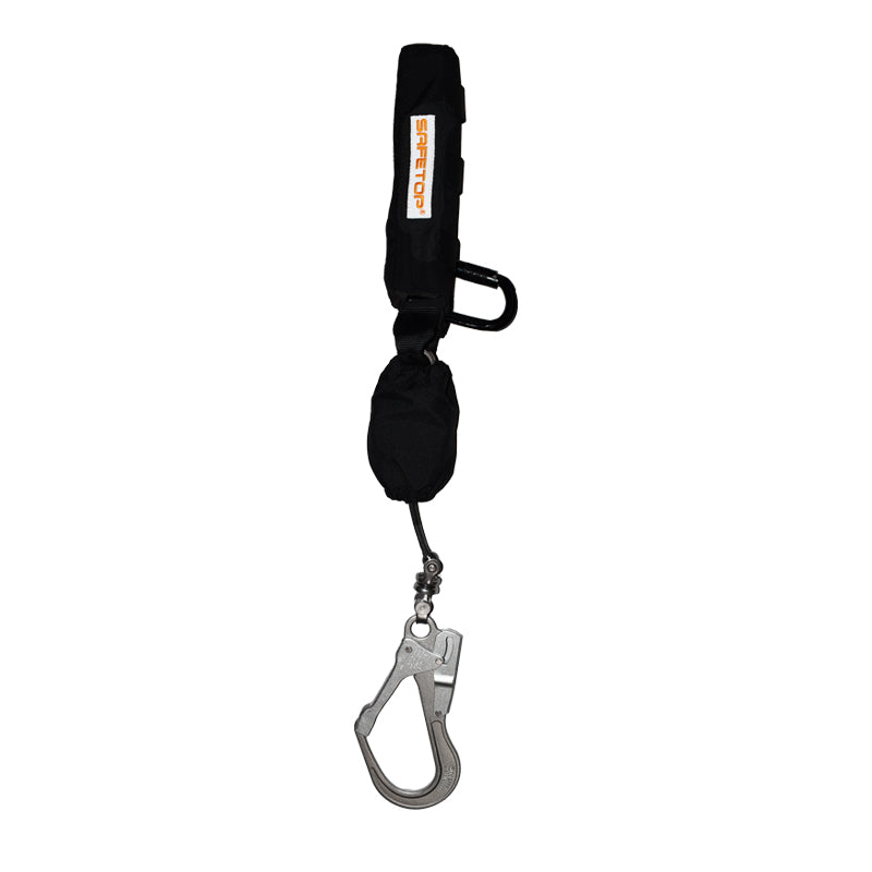 ANTI-CHUTE RÉTRACTABLE 1,80M AVEC ABSORBEUR ET CROCHET, SRL SIMPLE