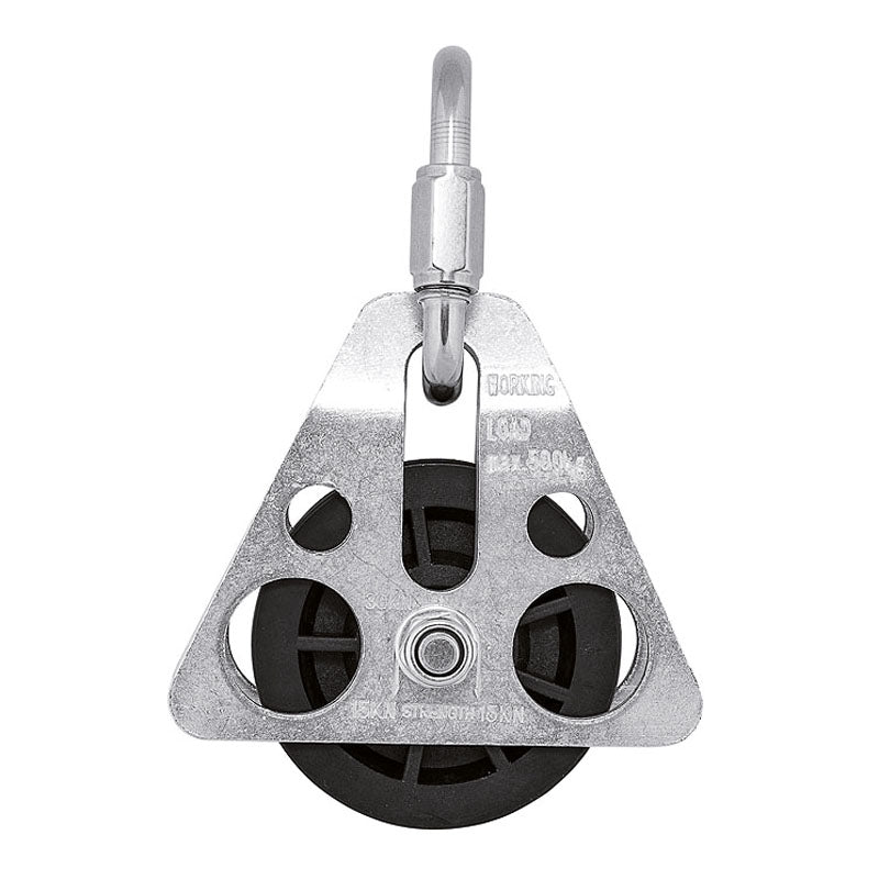POULIE ACIER POUR TRÉPIEDS, POUR CORDES DE 12MM