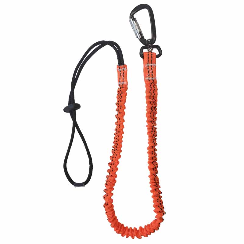 SANGLE ÉLASTIQUE AVEC MOUSQUETON POUR OUTILS