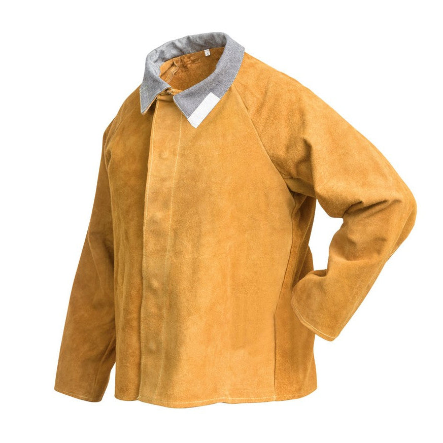 Image of VESTE EN CUIR CROUTE DE QUALITÉ 20110