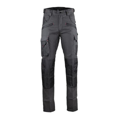 PANTALON BICOLORE ARGILE 60%COTON GRIS 300G LMA