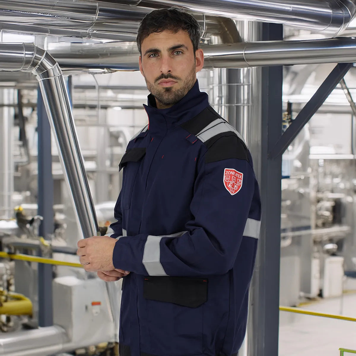 VESTE MULTIRISQUES LMA PEPITE AVEC BANDES RÉFLÉCHISSANTES