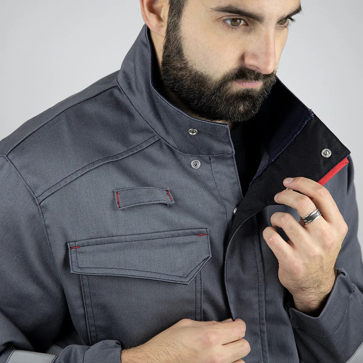 VESTE MULTIRISQUES LMA AVEC BANDES RÉFLÉCHISSANTES