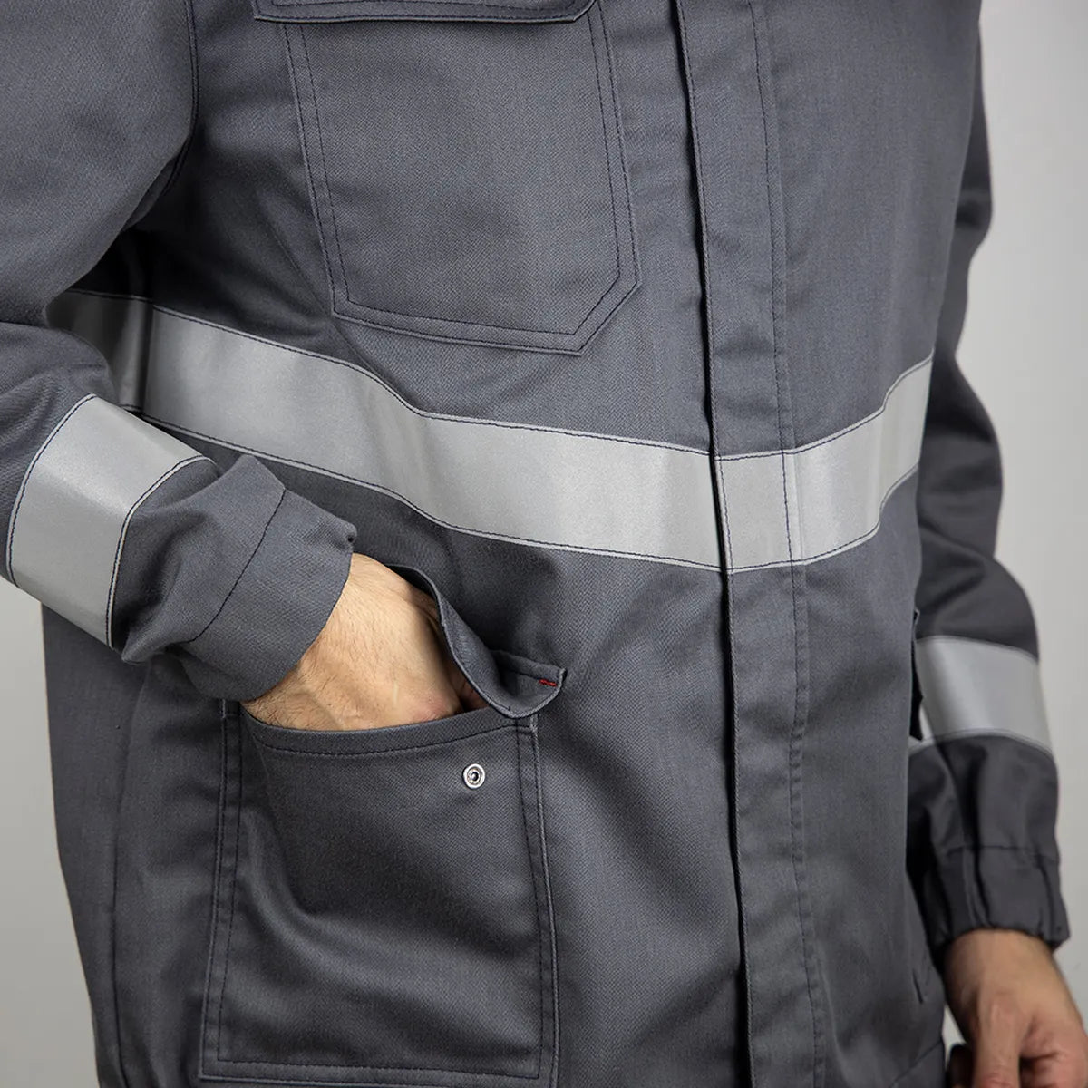 Image of VESTE MULTIRISQUES LMA AVEC BANDES RÉFLÉCHISSANTES