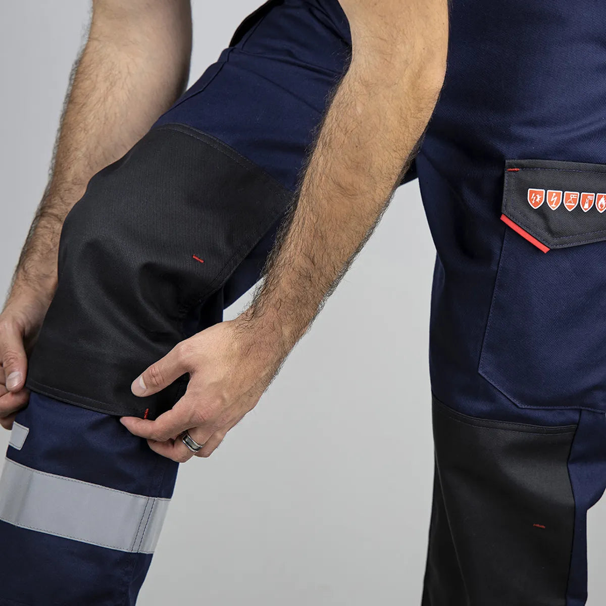 Image of PANTALON MULTIRISQUES LINGOT AVEC BANDES RÉFLÉCHISSANTES