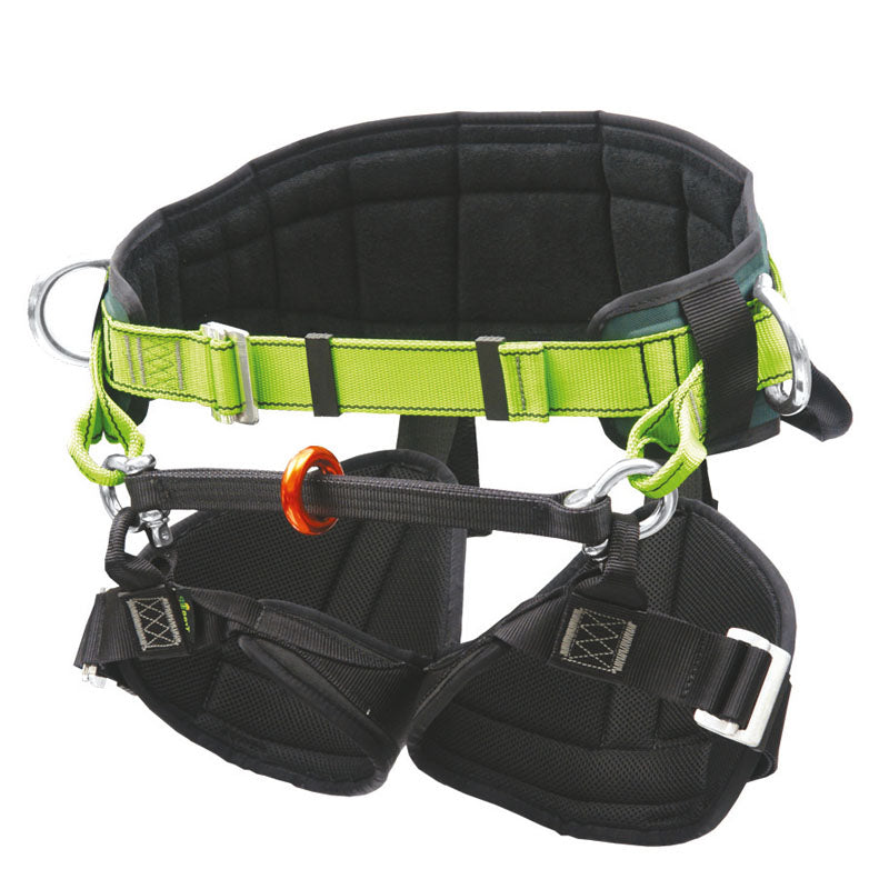 Image of HARNAIS CUISSARD HI-VI POUR ESCALADE 3 POINTS, YANGRA PLUS